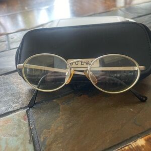 Guess Oval Gold Sunglasses